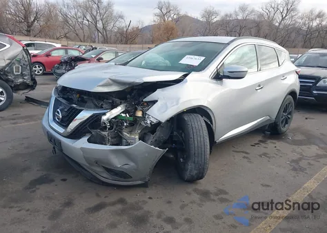 2018 Nissan Murano 2.5X z USA, uszkodzony, nr VIN 5N1AZ2MH0JN158165
